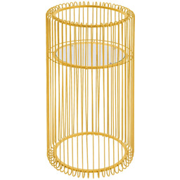 KARE Design Kwietnik złoty ze szklaną półką 70