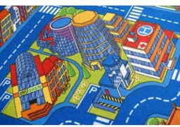 Wykładzina dywanowa ULICZKI BIG CITY niebieski 50x100 cm