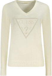 GUESS JEANS DAMSKI BIAŁY SWETER