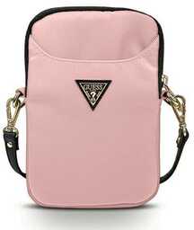 Guess Torebka GUPBNTMLLP różowy/pink Nylon Triangle Logo