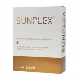 Sunplex, kuracja regenerująca podczas koloryzacji, 5x5ml