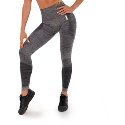 Damskie Leginsy Boco Wear Grey Melange Push Up,