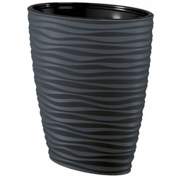 Doniczka Sahara Elipsa owalna wysoka H 60cm antracyt