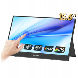 Ultracienki monitor przenośny dotykowy Zeuslap Z15ST 15,6 cala