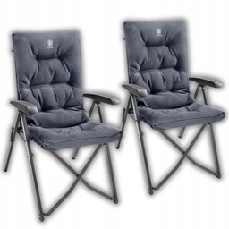 Luksusowe Krzesła Kempingowe Składane Aluminiowe Leżak Turystyczny 120KG