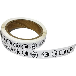 Bright Ideas Wiggly Eyes, czarny, PK1000