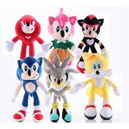 6 X Sonic The Hedgehog Zestaw Przytulanka Pluszowa