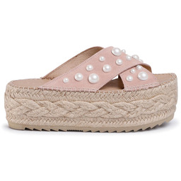 Espadryle Eva Minge EM-14-07-000733 Różowy