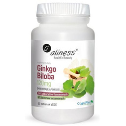 ALINESS Ginkgo Biloba 120 mg, 60 tabl.