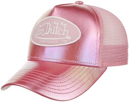 Czapka Trucker Adelaide by Von Dutch, różowy, One