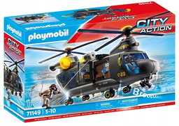 Playmobil City Action Śmigłowiec ratunkowy jednostki specjalnej 71149