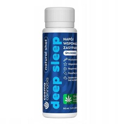 COSMA CANNABIS Deep Sleep shot wyciszajacy CBN melatoniną