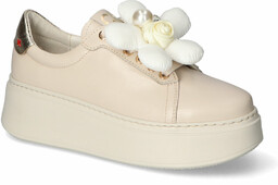 Sneakersy Chebello 4366-157 Jasny beż lico