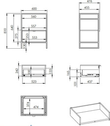 ELITA 168749 / RE010600077010 Szafka indus 60 1s