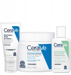 CeraVe Zestaw Nawilżający Balsam 454g Krem Nawilżający