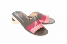 Wójciak Podhale damskie domowe kapcie skóra naturalna wygodne