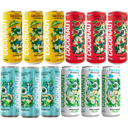 Woda kokosowa COCONAUT MIX zestaw 12 x 320