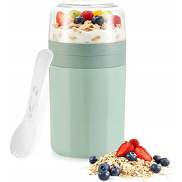 POJEMNIK 520ML 250ML NA MUSLI JOGURT ŚNIADANIOWY