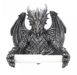 Obsidian Dragon - uchwyt na papier toaletowy