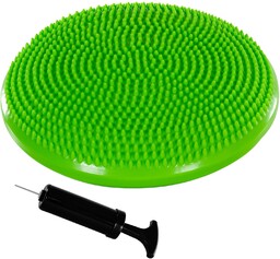 ZIELONY DYSK SENSORYCZNY PODUSZKA 33 CM BERET