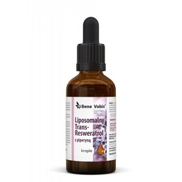 Trans Resweratrol Liposomalny z Piperyną - 50 ml