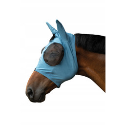 Moskitiera przeciwko owadom dla konia Hkm Elastic niebieska