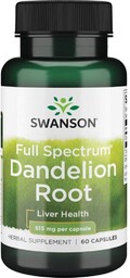 Dandelion Root (Mniszek Lekarski) 515 mg, Swanson, 60