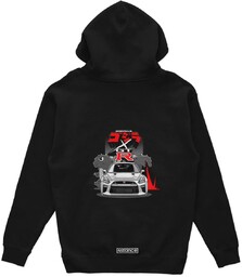 Bluza z kapturem Nissan Skyline GT-R R35 Godzilla-L