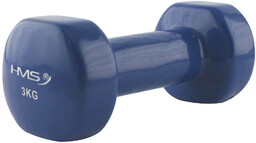 Hantel żeliwny pokryty winylem 3 kg - HMS