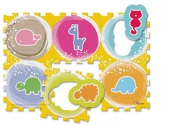 Mata puzzle piankowe ZWIERZĘTA Chicco