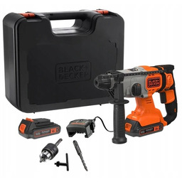 Akumulatorowa młoto-wiertarka Black&Decker BCD900E2K 2 akumulatory 18V/2.