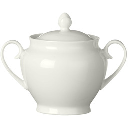 FINE DINE Cukiernica z pokrywką porcelanowa Pure -