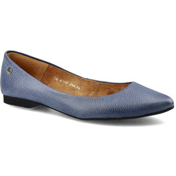 Maciejka, Baleriny, 04100-17/00-8 Granat Na Jeans, rozmiar 36