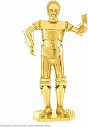 Metal Earth Star Wars C-3PO Model metalowy