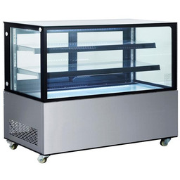 Witryna chłodnicza cukiernicza 510L 2-półkowa Arktic, 490W, 1524x677x1230