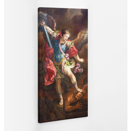 Archanioł Michał - obraz polycanvas, 70x140