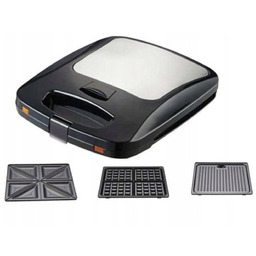 OPIEKACZ MOCNY 3W1 PANINI CZARNY GRILL CZARNY TOSTER