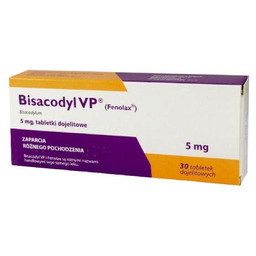 Bisacodyl 5 mg INPHARM - 30 tabletek
