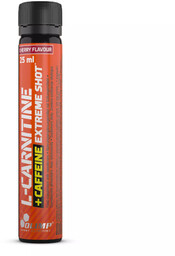 Olimp L-Carnitine + Caffeine Extreme Shot smak wiśniowy,