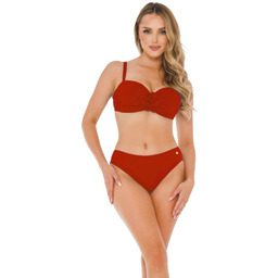 Strój kąpielowy Flores4 730V1FS4 6 czerwony