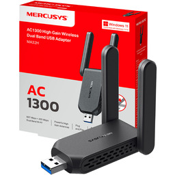 Mercusys TP-Link MA32H WiFi USB AC1300Mbps, stały klucz