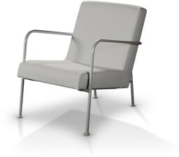 Pokrowiec na fotel Ikea PS, jasny popiel, fotel
