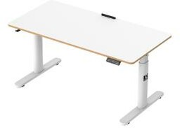 Ultradesk Pulsar 120cm Regulacja wysokości Biały Biurko gamingowe