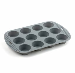Holm KITCHEN Silikonowa Forma do 12 Babeczek Muffinów