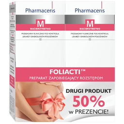 Pharmaceris M FOLIACTI krem zapobiegający rozstępom 2x150ml ZESTAW