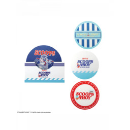 Podkładki Stranger Things - Scoops Ahoy (4 szt.)