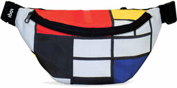 Torba biodrowa LOQI Piet Mondrian - composition