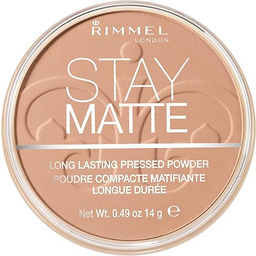 Rimmel Stay Matte Puder do Twarzy, Ciepła 010,