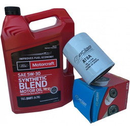 Oryginalny olej silnikowy Motorcraft 5W30 oraz filtr Ford