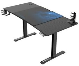 Ultradesk LEVEL V2 140cm Regulacja wysokości Czarno-niebieski Biurko